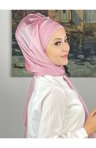 Powder Pink Ready to wear Turban 4SAL15-14