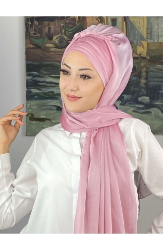 Powder Pink Ready to wear Turban 4SAL15-14