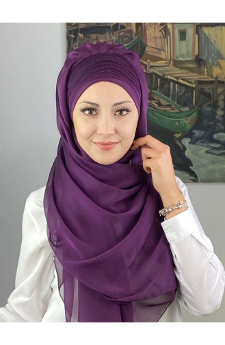 Turban Pret-a-Porter Pourpre Foncé 4SAL15-04