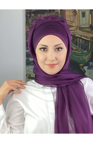 Turban Pret-a-Porter Pourpre Foncé 4SAL15-04