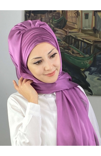 Turban Pret-a-Porter Lila clair 4SAL15-06