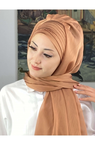 Kupferfarbe Praktischer Turban 4SAL15-07