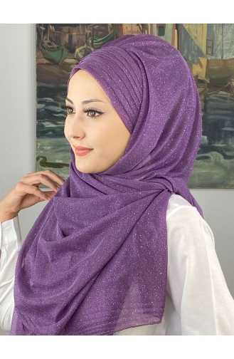 Lilac Color Ready to Wear Turban 4SAL44-01