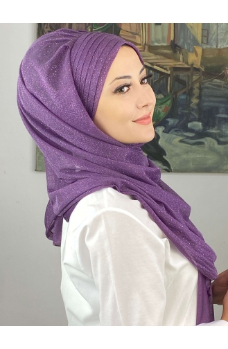 Lilac Color Ready to Wear Turban 4SAL44-01