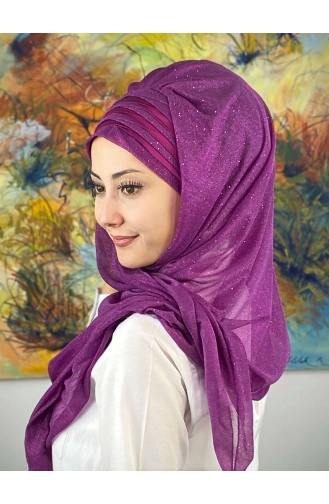 Fuchsia Ready to Wear Turban 4SAL1-10