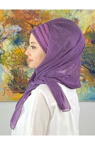 Mauve Ready to wear Turban 4SAL1-11