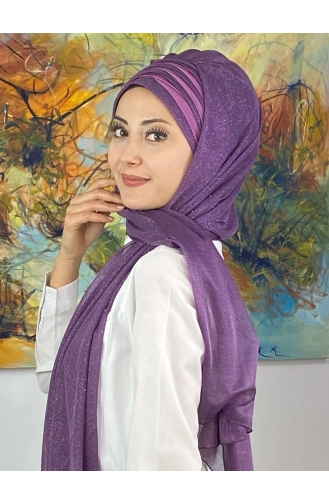 Mauve Ready to wear Turban 4SAL1-11