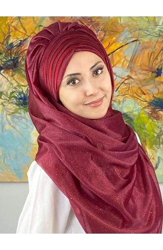 Turban Pret-a-Porter Bordeaux 4SAL1-13