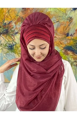 Turban Pret-a-Porter Bordeaux 4SAL1-13