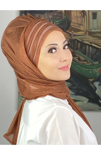 Milk Coffee Ready to Wear Turban 4SAL1-02