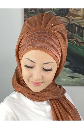 Milk Coffee Ready to Wear Turban 4SAL1-02