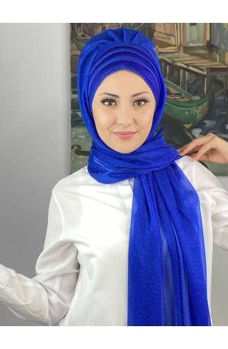 Turban Pret-a-Porter Blue roi 4SAL1-03