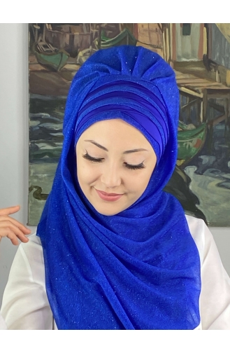 Saxon blue Ready to wear Turban 4SAL1-03