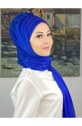 Turban Pret-a-Porter Blue roi 4SAL1-03