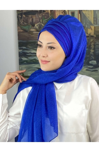 Turban Pret-a-Porter Blue roi 4SAL1-03