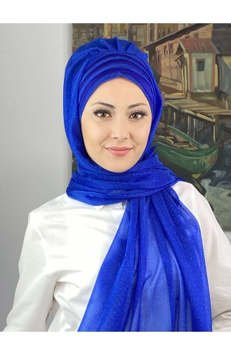 Turban Pret-a-Porter Blue roi 4SAL1-03