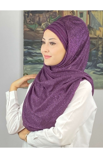 Dark Purple Ready to Wear Turban 4SAL1-04