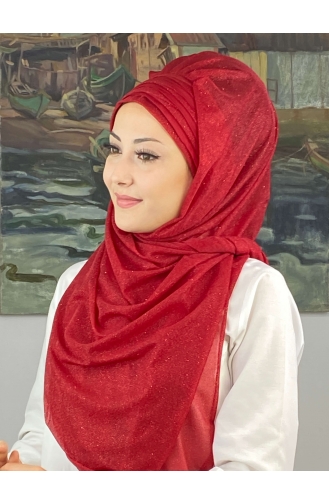 Red Ready to Wear Turban 4SAL1-05