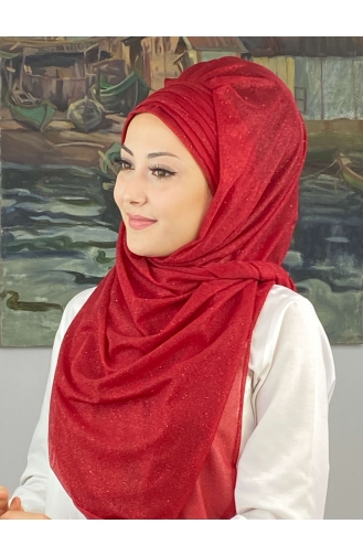 Red Ready to wear Turban 4SAL1-05