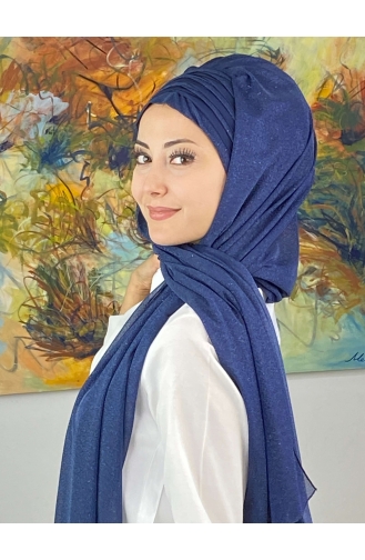 Light Navy Blue Ready to Wear Turban 4SAL1-08