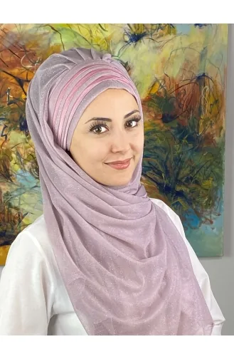 Turban Pret-a-Porter Lila clair 4SAL1-09