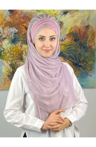 Light Lilac Ready to wear Turban 4SAL1-09