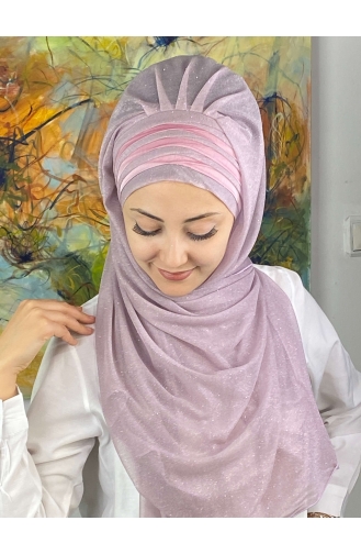 Light Lilac Ready to Wear Turban 4SAL1-09