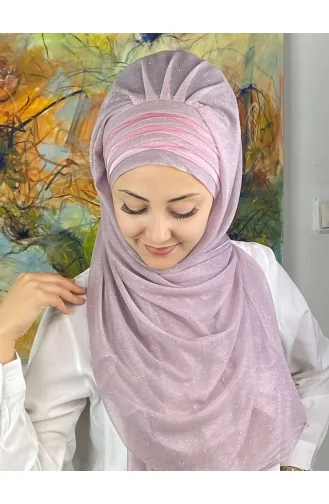 Turban Pret-a-Porter Lila clair 4SAL1-09