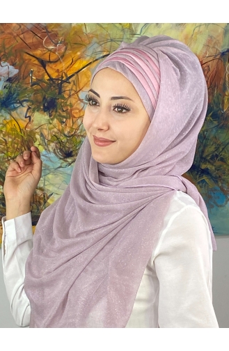 Light Lilac Ready to wear Turban 4SAL1-09