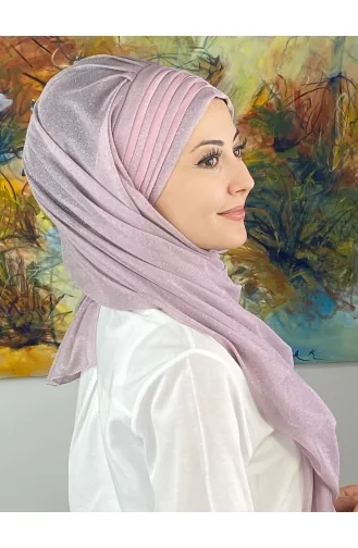Turban Pret-a-Porter Lila clair 4SAL1-09