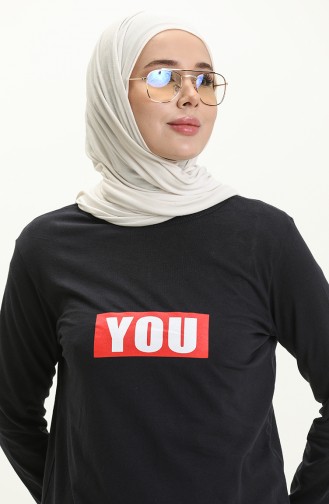 Bedruckte Tunika 6019-02 Dunkelblau 6019-02