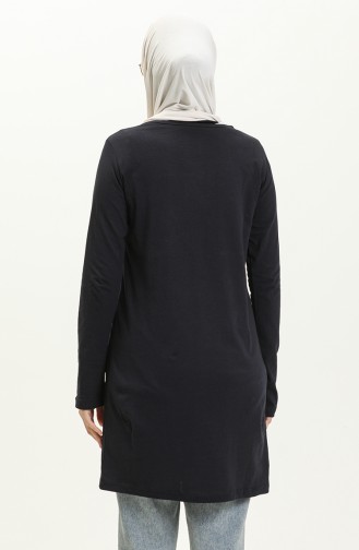 Bedruckte Tunika 6020-02 Dunkelblau 6020-02