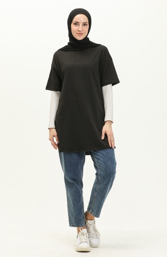 Basic T-shirt 4012-01 Black 4012-01