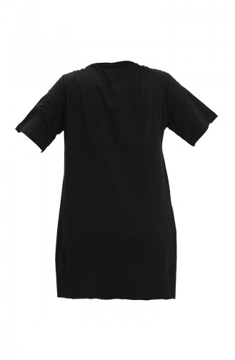 Baskılı Tshirt 4015-01 Siyah
