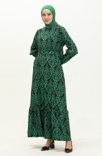 Robe à Motifs 23K8800-04 Vert 23K8800-04