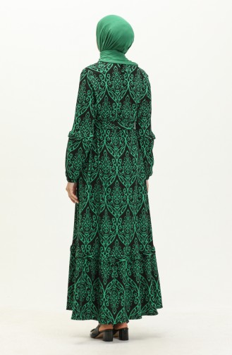 Robe à Motifs 23K8800-04 Vert 23K8800-04
