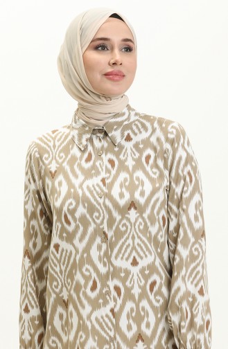 Tunique à Motifs 24Y8920-01 Khaki 24Y8920-01