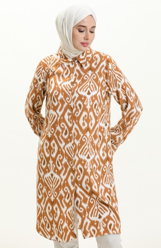 Printed Tunic 24Y8920-03 Tan 24Y8920-03