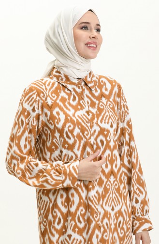 Printed Tunic 24Y8920-03 Tan 24Y8920-03