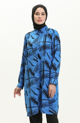 Printed Tunic 24Y8920B-02 Saxe 24Y8920B-02