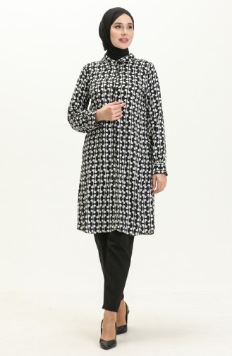 Printed Tunic 24Y8920D-01 Black 24Y8920D-01