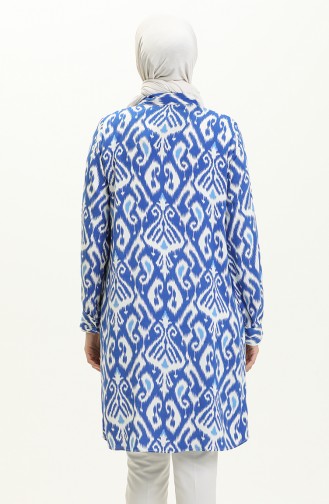 Printed Tunic 24Y8920E-01 Saxe 24Y8920E-01