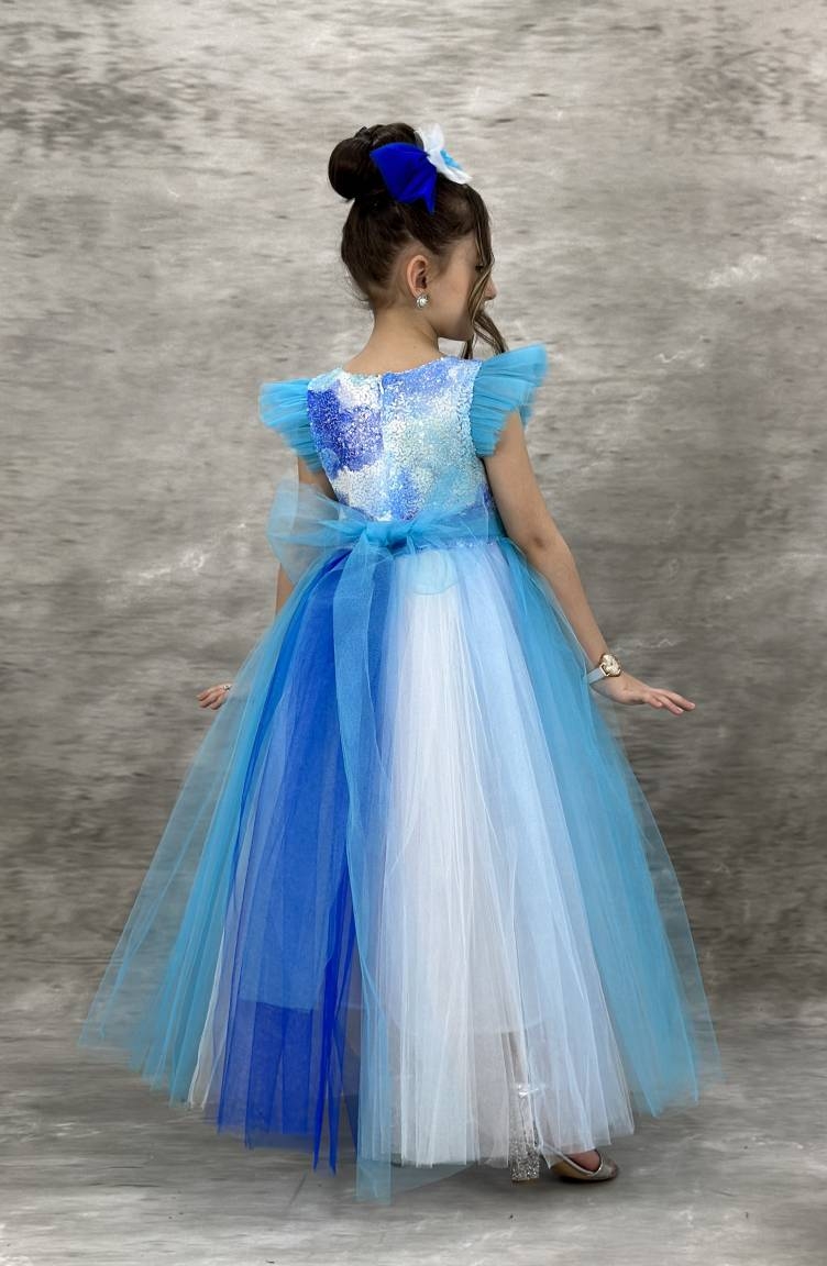 Robe Bleue BCX Junior Taille S - Style Shift, Sans Manches, Longueur Genoux, Occasion Très Bon état