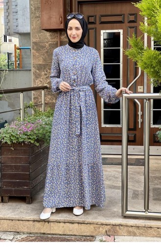 Indigo Hijab Kleider 0254SGS.ING