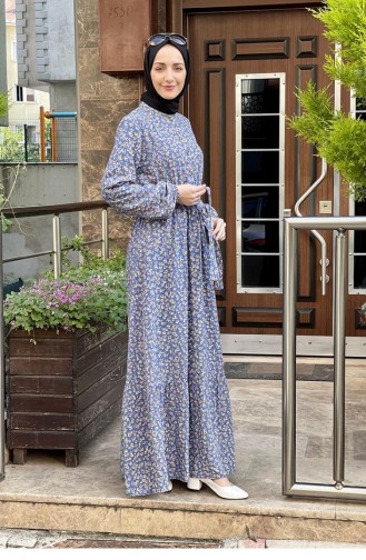 Indigo Hijab Kleider 0254SGS.ING