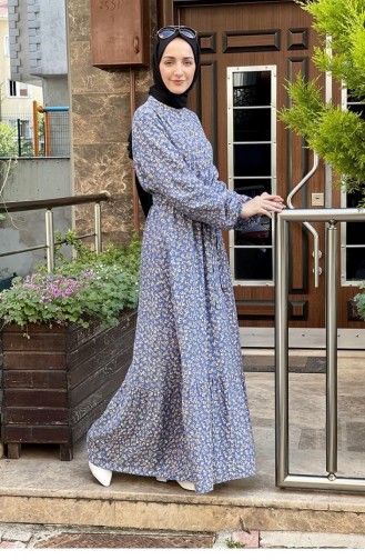 Indigo Hijab Kleider 0254SGS.ING