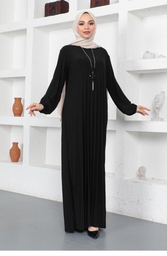 Robe Hijab Noir 1052MG.SYH