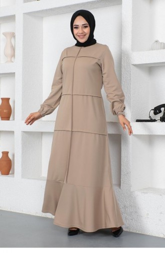 Mink Hijab Dress 2050MG.VZN