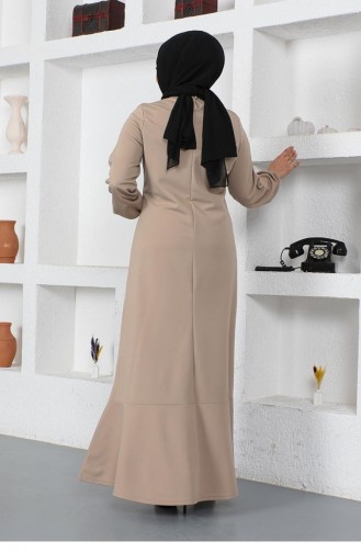 Mink Hijab Dress 2050MG.VZN