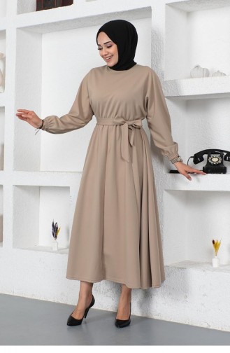 Mink Hijab Dress 2051MG.VZN